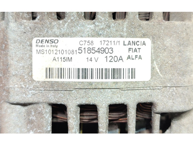 Генератор 51854903, DESNSO Alfa Romeo Giulietta