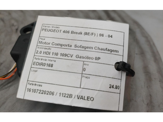 Вентилятор печки    16107220206, 1122B   Peugeot 406