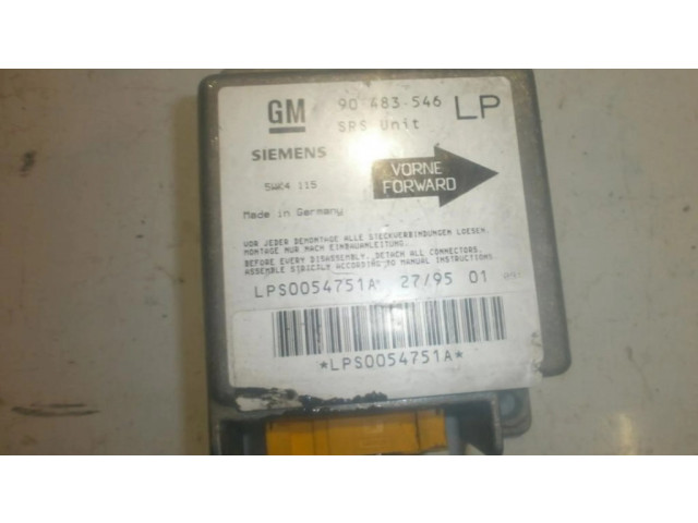Блок подушек безопасности 90483546LP   Opel Tigra A