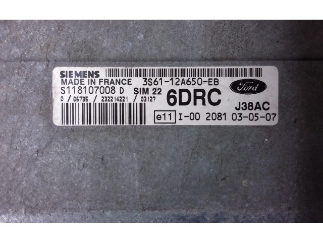 Řídící jednotka 3S61-12A650-EB, 3S61-12A650-EB Mazda 323 F 2003