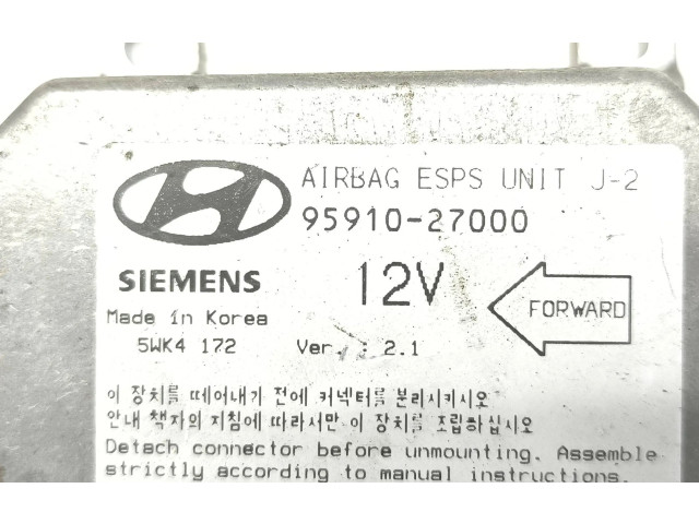 Блок подушек безопасности 9591027000, 5WK4172 Hyundai Coupe