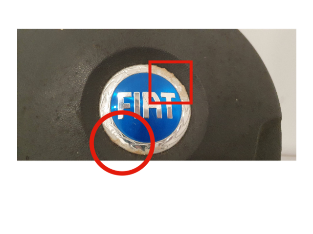 Подушка безопасности водителя 07353161960, 00205   Fiat Idea