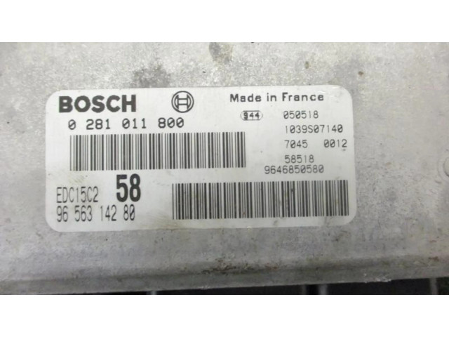 Блок управления двигателя 1940EN   Citroen C8