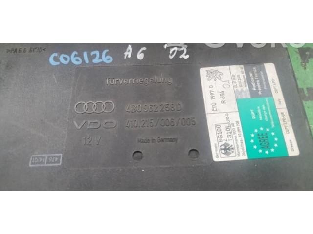 Блок комфорта 4B0962258D, 4B0962258D.   Audi A6 S6 C5 4B   