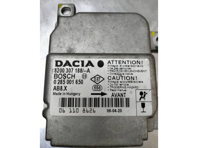 Блок подушек безопасности 8200307188, 0285001650 Dacia Logan I
