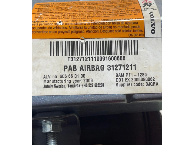 Подушка безопасности пассажира 31271211, 605650100   Volvo V70