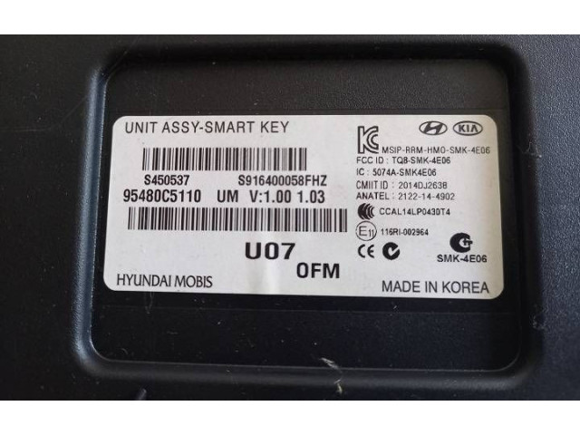 Блок управления S450537, 95480C5110   KIA Sorento