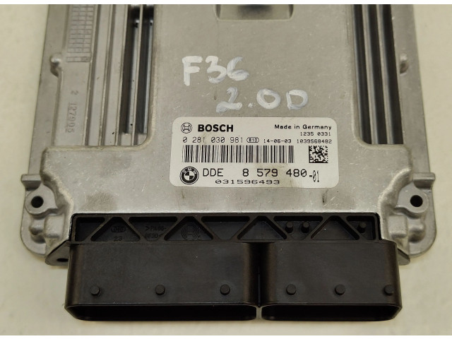 Řídící jednotka 8579480, 0281030981 BMW 4 F36 Gran coupe 2014
