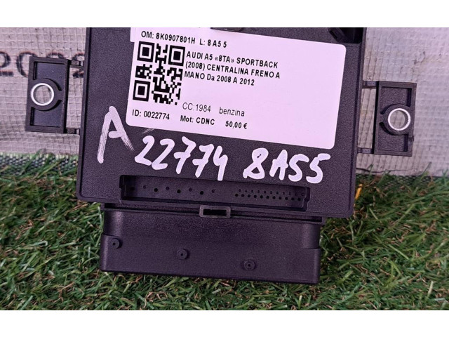 Модуль управления ручным тормозом 8K0907801H, 8K0907801H Audi A5 Sportback 8TA