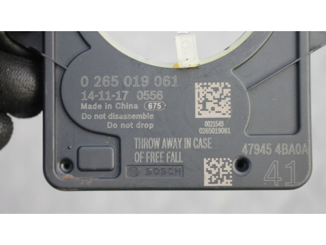 Подрулевой шлейф SRS 255544CE0A, 0265019061 Nissan X-Trail T32