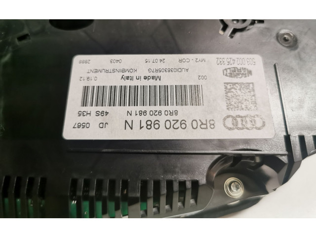 Панель приборов 8R0920981N   Audi Q5 SQ5       