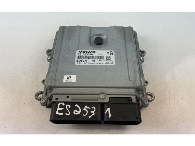 Блок управления двигателем Блок управления P31303388, 0281015286 Volvo S60