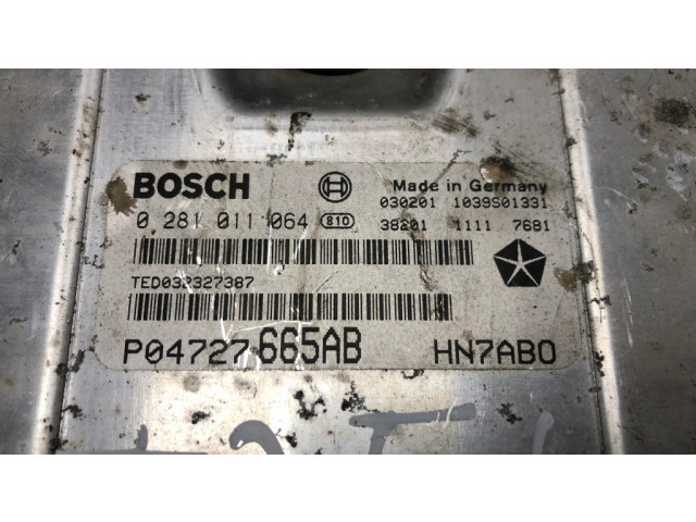 Řídící jednotka 0281011064, P04727665AB Chrysler Voyager 2002