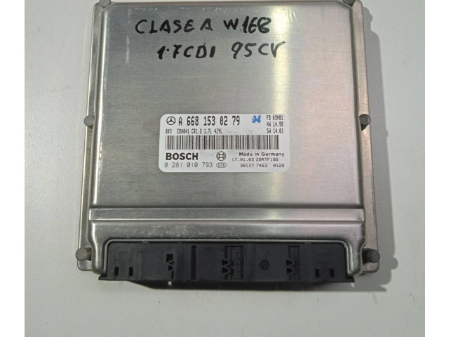 Блок управления двигателя 6681530279   Mercedes-Benz A W168