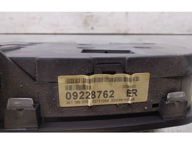 Přístrojová deska Opel Zafira A 2002 09228762