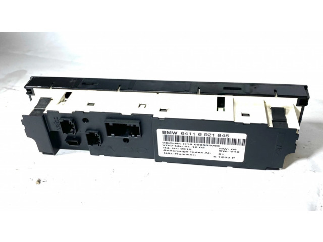 Блок управления климат-контролем 6921845, 64116921845   BMW 3 E46