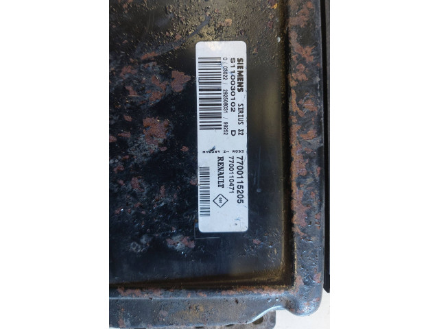 Блок управления двигателя 7700115205, S110030102   Renault Twingo I