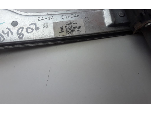 Передний комплект электрического механизма для подъема окна 9806088180   Peugeot 208