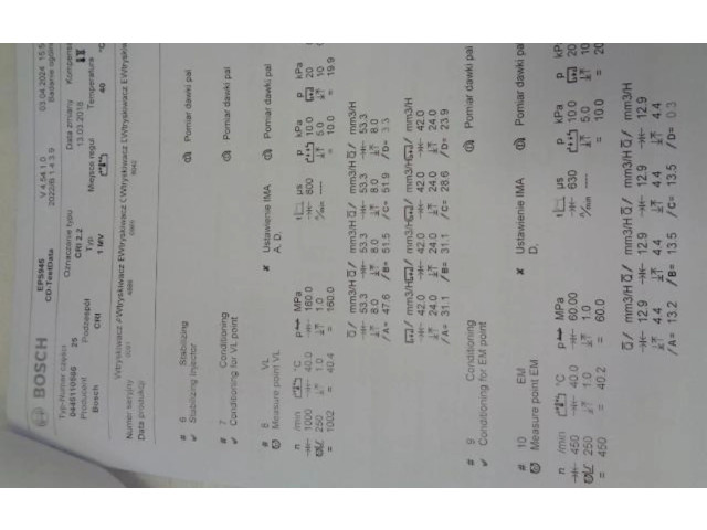 Комплект жиклеров (форсунок) 0445110566   Peugeot 308    