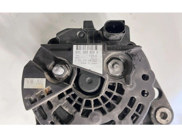 Генератор 0124325128, 0124325128   Volkswagen Golf Plus      