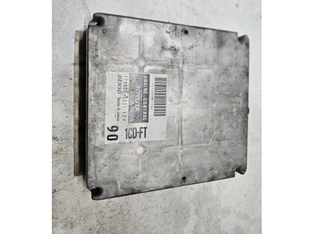 Блок управления двигателя 8966113060, 1758005211 Toyota Corolla Verso E121