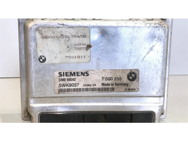 Řídící jednotka 7500255, 5WK9037 BMW 7 E38 1998