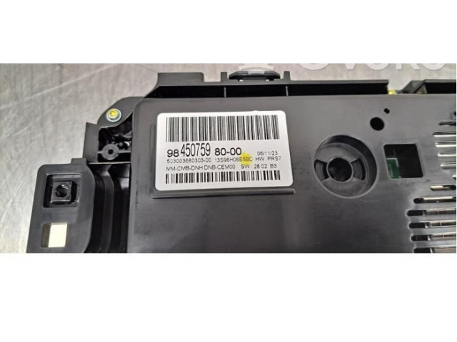 Панель приборов 9845075980 Citroen C5 Aircross