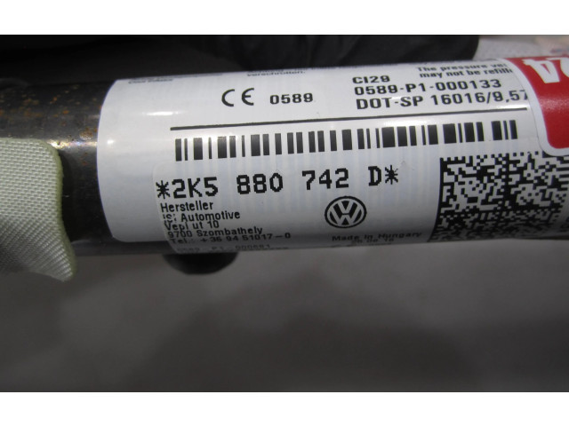 Боковая подушка безопасности 2K5880742D, 0589P1000133   Volkswagen Caddy