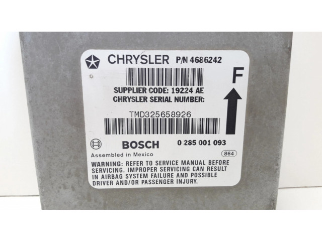 Блок подушек безопасности 0285001093, 4686242   Chrysler Voyager
