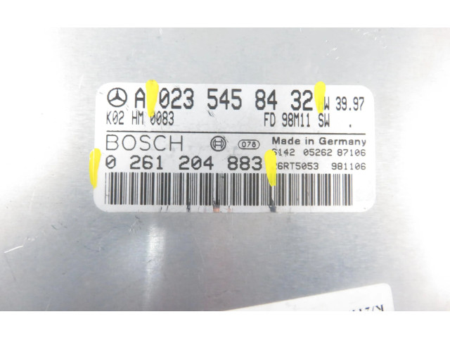 Řídící jednotka 0261204883, 0235458432 Mercedes-Benz CLK A208 C208 1998