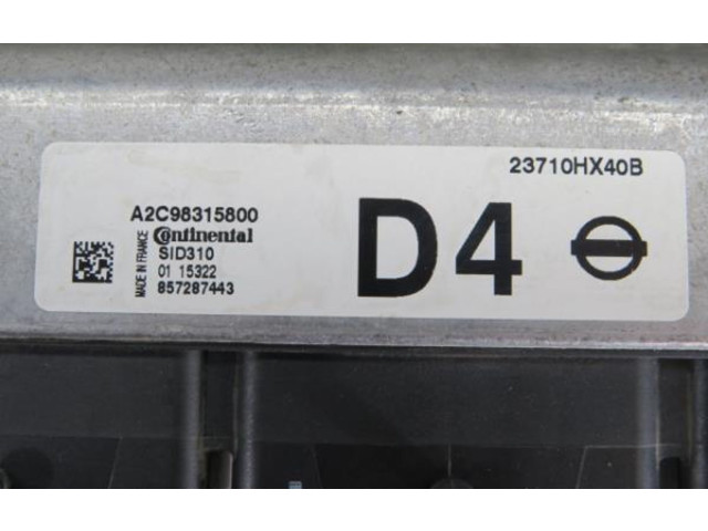 Řídící jednotka A2C98315800, 23710HX40B Nissan Pulsar 2016