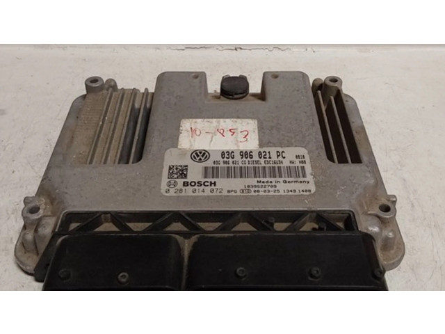 Řídící jednotka 03G906021CG, 0281014072 Volkswagen Caddy 2007