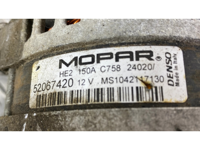 Генератор 52067420 Jeep Renegade 1.3