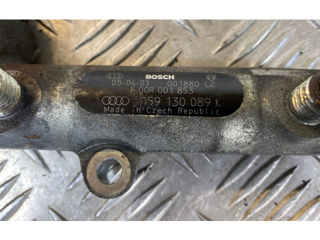 Топливная рампа 059130089K, F00R001853   Audi A6 S6 C6 4F   для двигателя BPP