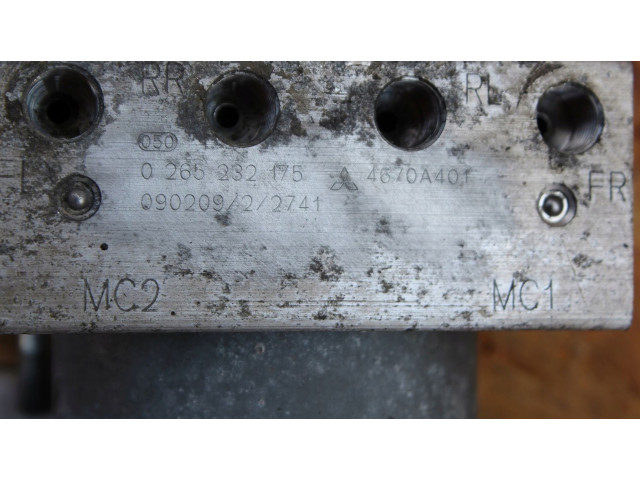 Блок АБС 4670A401, 0265232175 Mitsubishi Colt 2009 - 2016 года