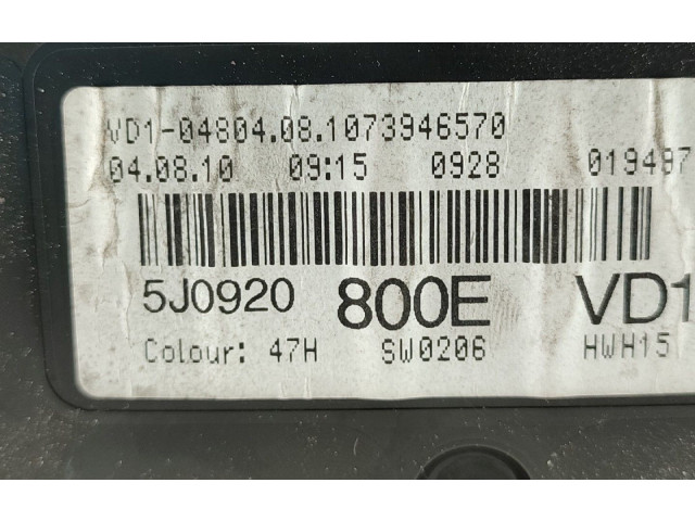 Панель приборов 5J0920800E   Skoda Fabia Mk2 (5J)       