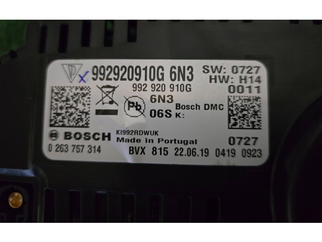 Přístrojová deska Porsche 911 992 2020 992920910G, 0263757314