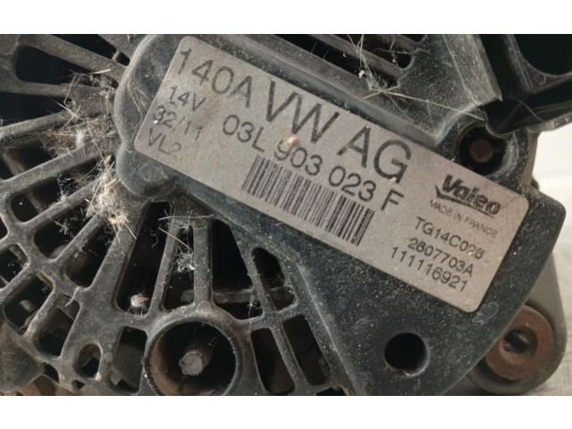 Генератор 03L903023F Volkswagen Golf VI