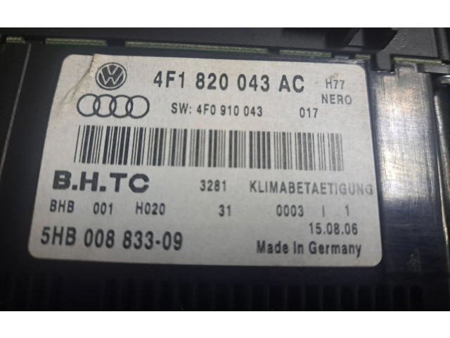 Řídící jednotka 4F1820043AC, 5HB00883309 Audi A6 Allroad C6 2006