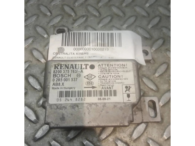 Блок подушек безопасности 8200375763A   Renault Clio III