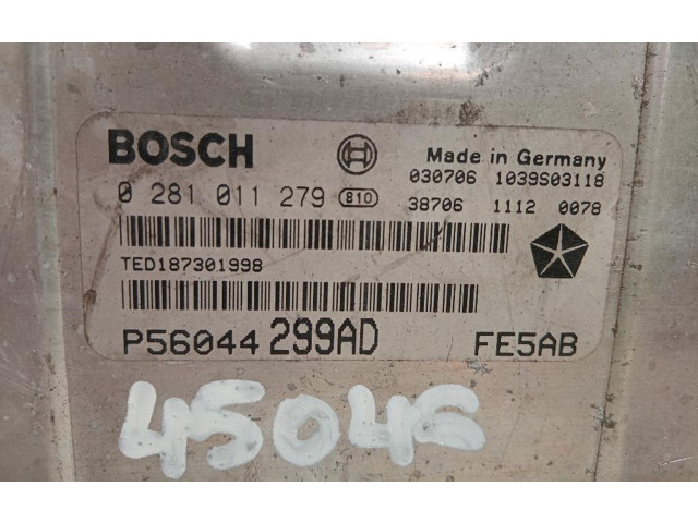 Блок управления впрыском p56044299ad, EXL Jeep Grand Cherokee (WK)