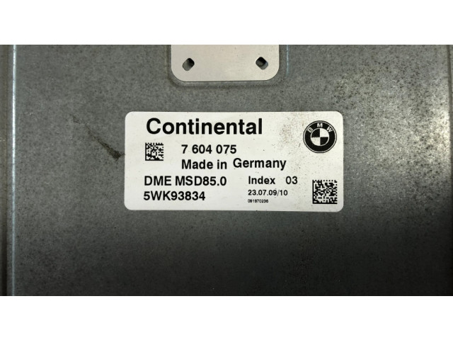 Řídící jednotka 7604075, 5WK93834 BMW 7 F01 F02 F03 F04 2009