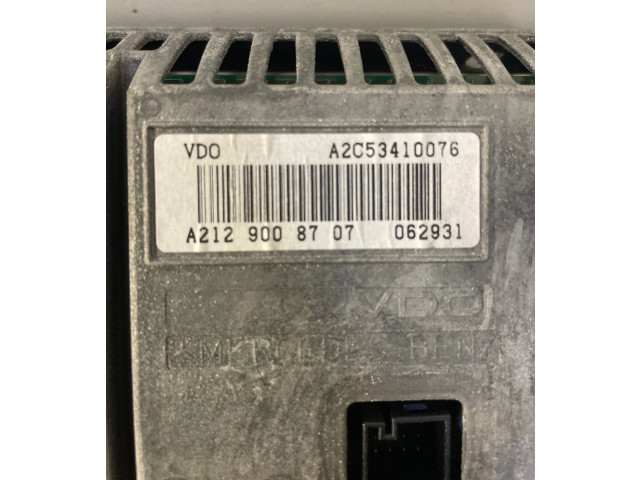 Дисплей    A2129008707, 062931   Mercedes-Benz E C207 W207