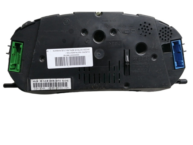 Панель приборов 1U0920811B, 110080146   Skoda Octavia Mk1 (1U)       