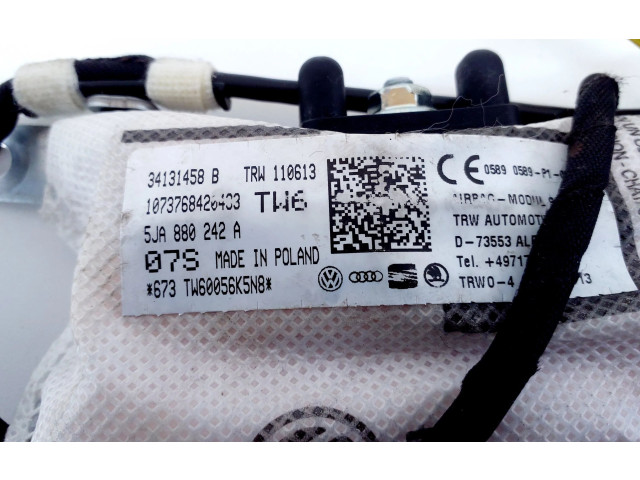 Подушка безопасности в сиденье 5JA880242A Skoda Rapid (NH)