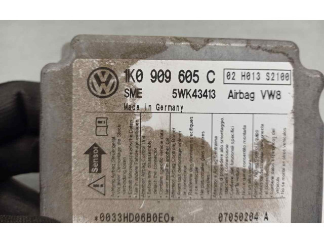 Блок подушек безопасности 1K0909605C, 5WK43413 Volkswagen Golf SportWagen