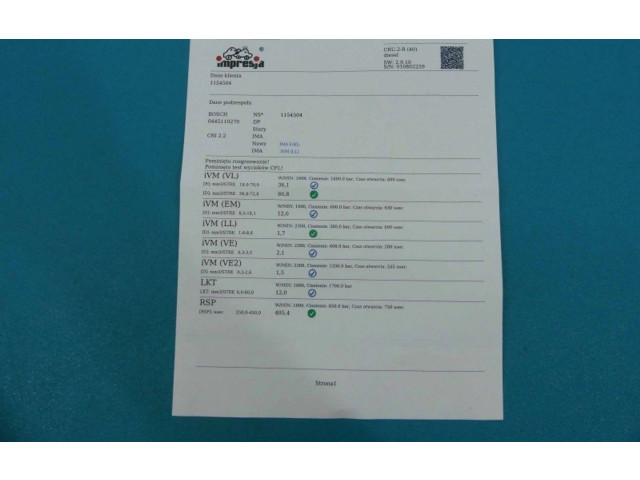 Vstřikovač 0445110270, IMPRK1154504 Chevrolet Epica