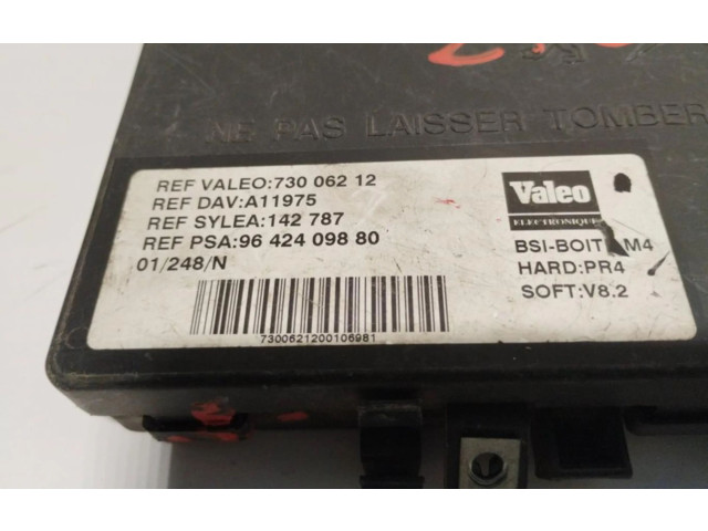 Pojistková skříňka 9642409880 Citroen Berlingo