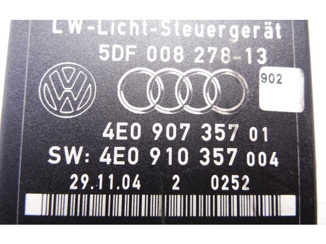 Řídící jednotka 4E0907357, 4E0907357   Audi A8 S8 D3 4E 