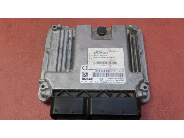 Блок управления двигателя 8P7907115F, 8P1907115B   Audi A3 S3 8V
